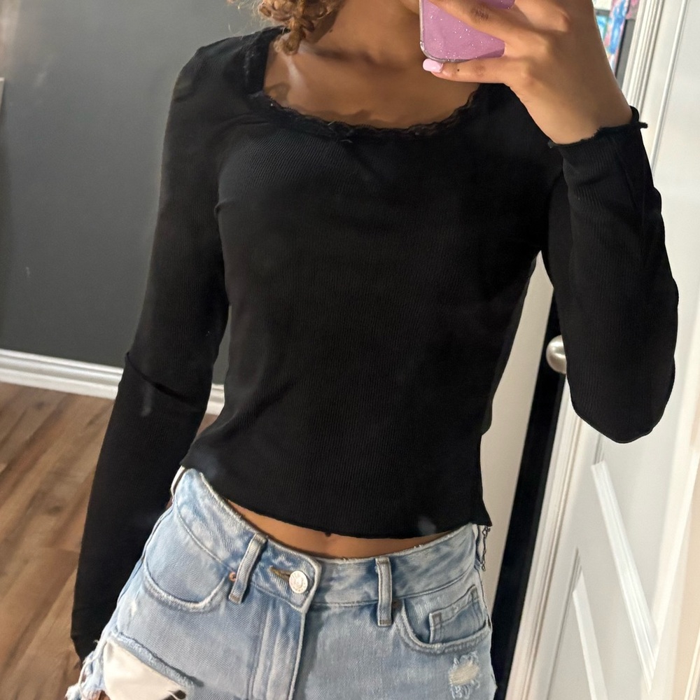 Elegant Black Women's Top